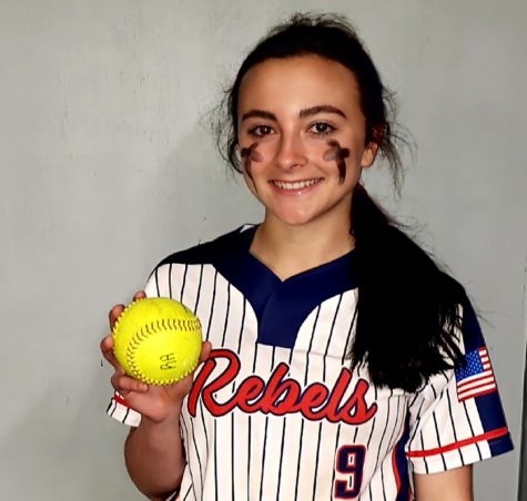 Junior shortstop Camryn Loving hit the first home run of the year for the Lady Rebels against Riverdale. 