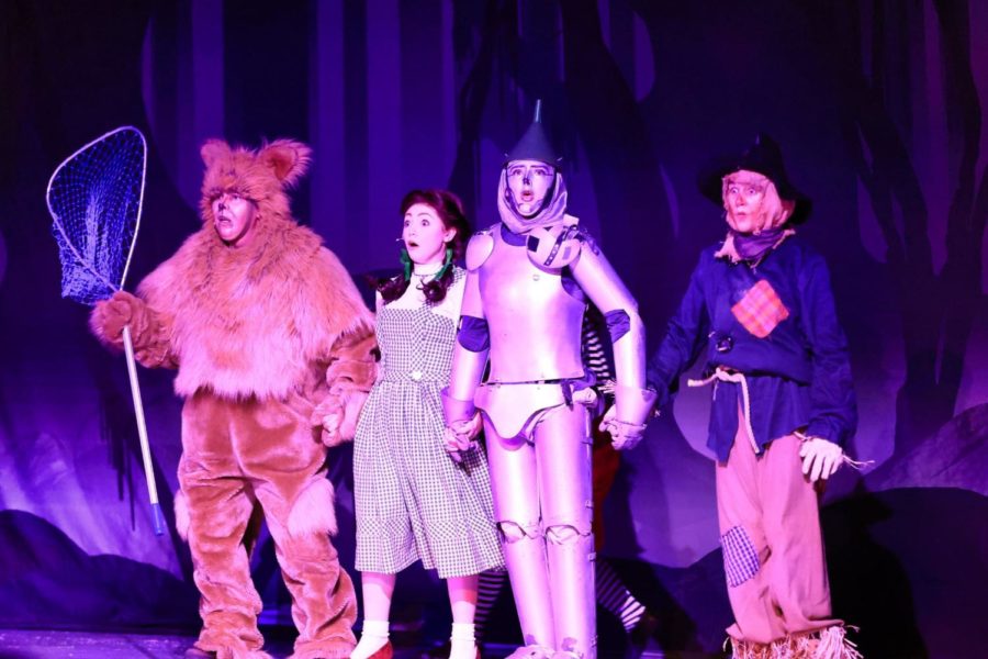 Mason Forsythe, Gabrielle Treas, Andrew Jung and Emile Graugnard portrayed the loveable main characters in RA Ovations production of The Wizard of Oz. 