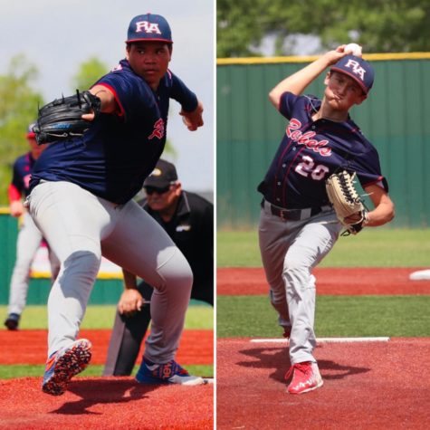 Pitchers Ayden Bullock, left, and Cruz Cambre, right, had strong pitching performances over the past week. 