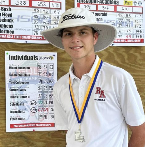 Riverside Academy junior Cole Haase is the Division IV golf state runner-up. 