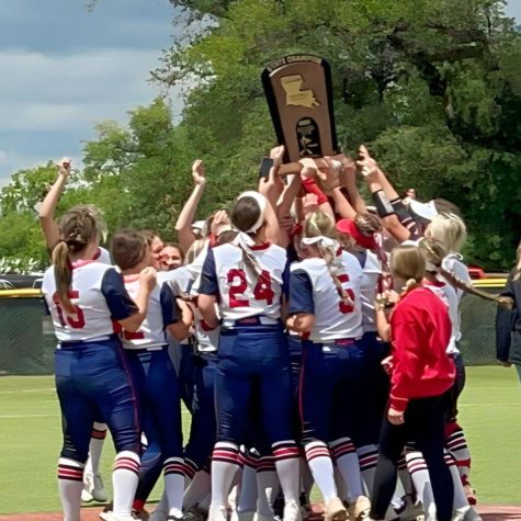 The Lady Rebels brought home the Division IV Select state championship trophy. 