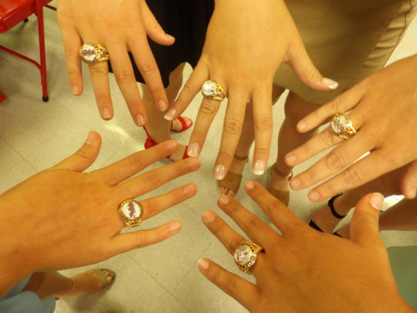 The Riverside Academy Lady Rebels received their 2023 Division IV State Championship rings.