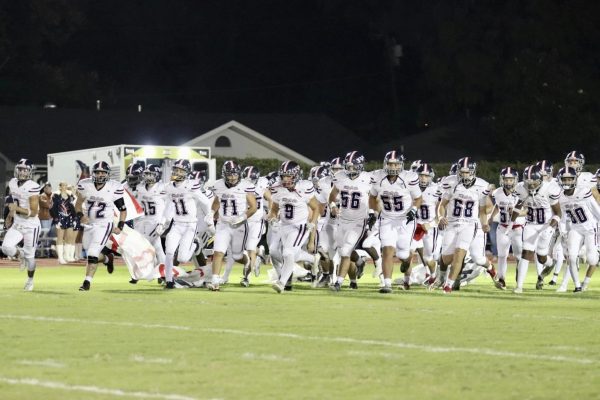 The Riverside Academy Rebels take the field against St. Martins on Nov. 24. 