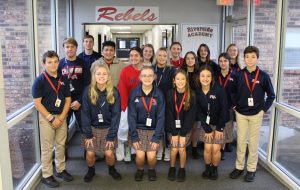 Riverside Academy's swimmers will head to Sulphur for the State Swim Meet this week. 