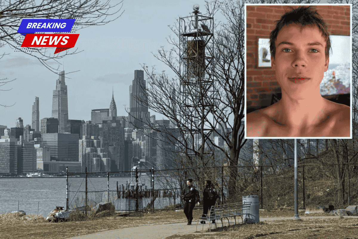 A 16-year-old boy falls to his death while taking photos from a cell tower in a Brooklyn park with skyline views