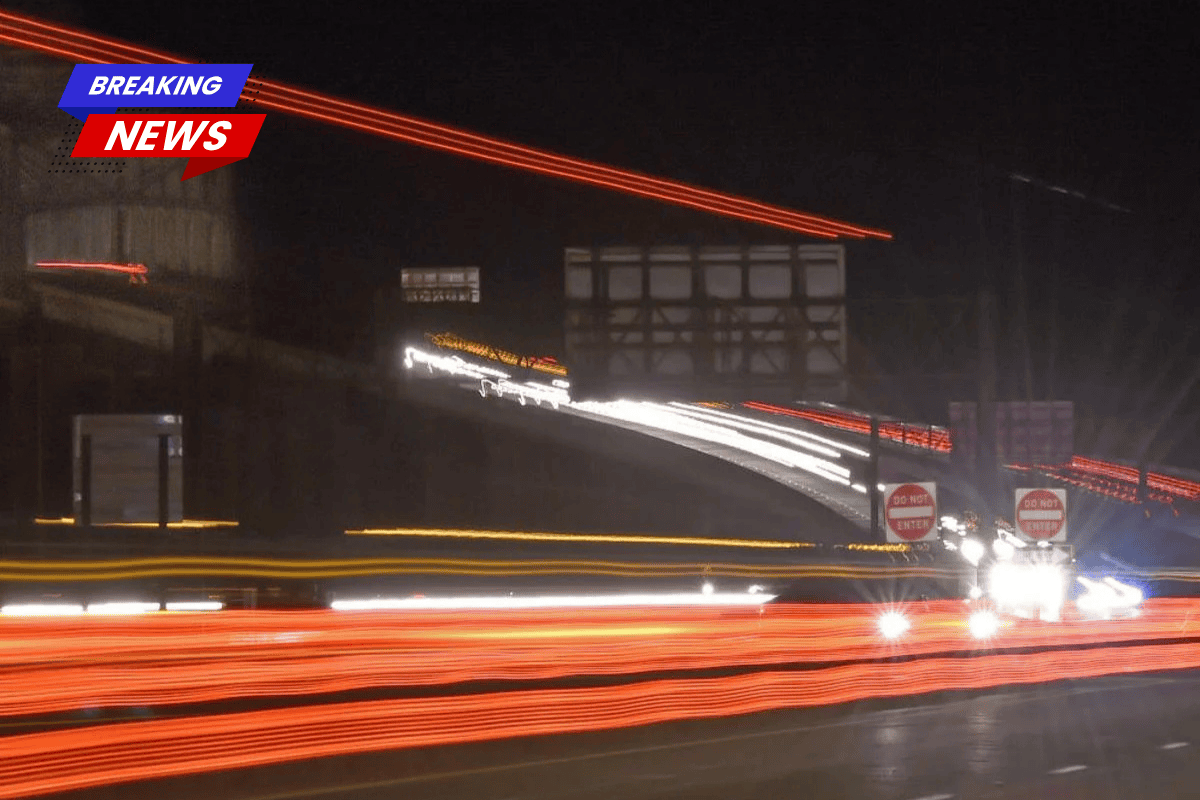 Corrosive liquid spilt from an 18-wheeler that closed Veterans Bridge