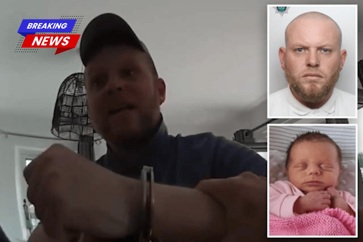 Coward who beat his baby girl to death moans about handcuffs being too tight 'I am filing a complaint.'