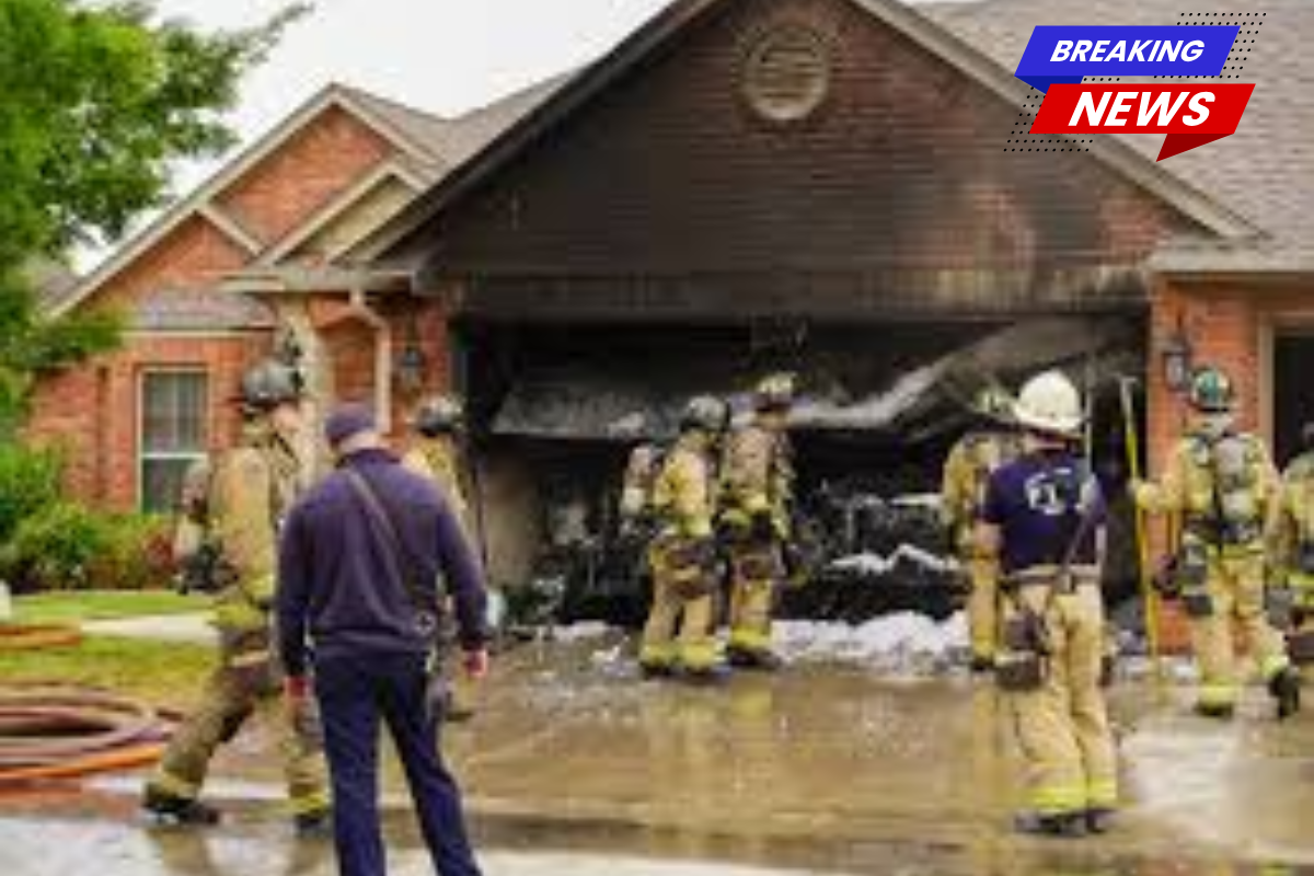 Ascension Parish firemen respond to the Gonzales residence fire