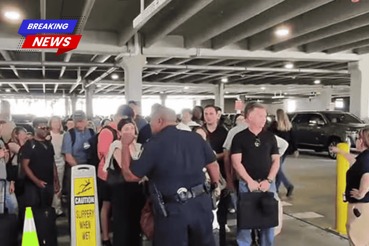 Deputy yells at travellers during the three-hour MSY security wait