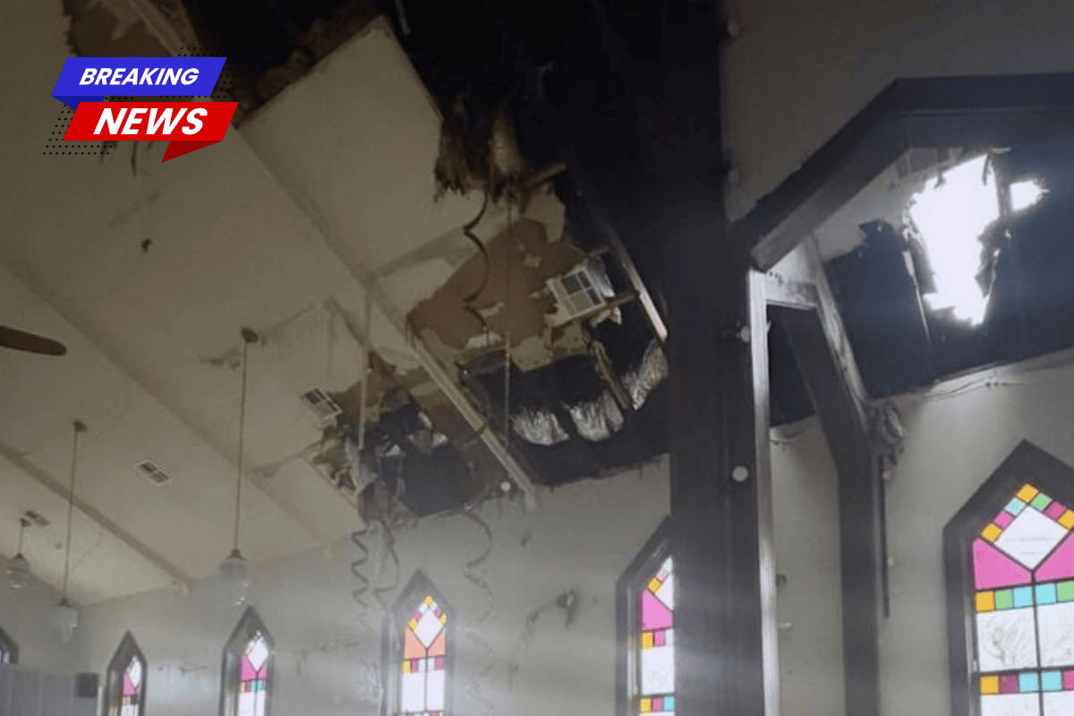 Historic Ponchatoula Building Damaged After Lightning Strike Fire