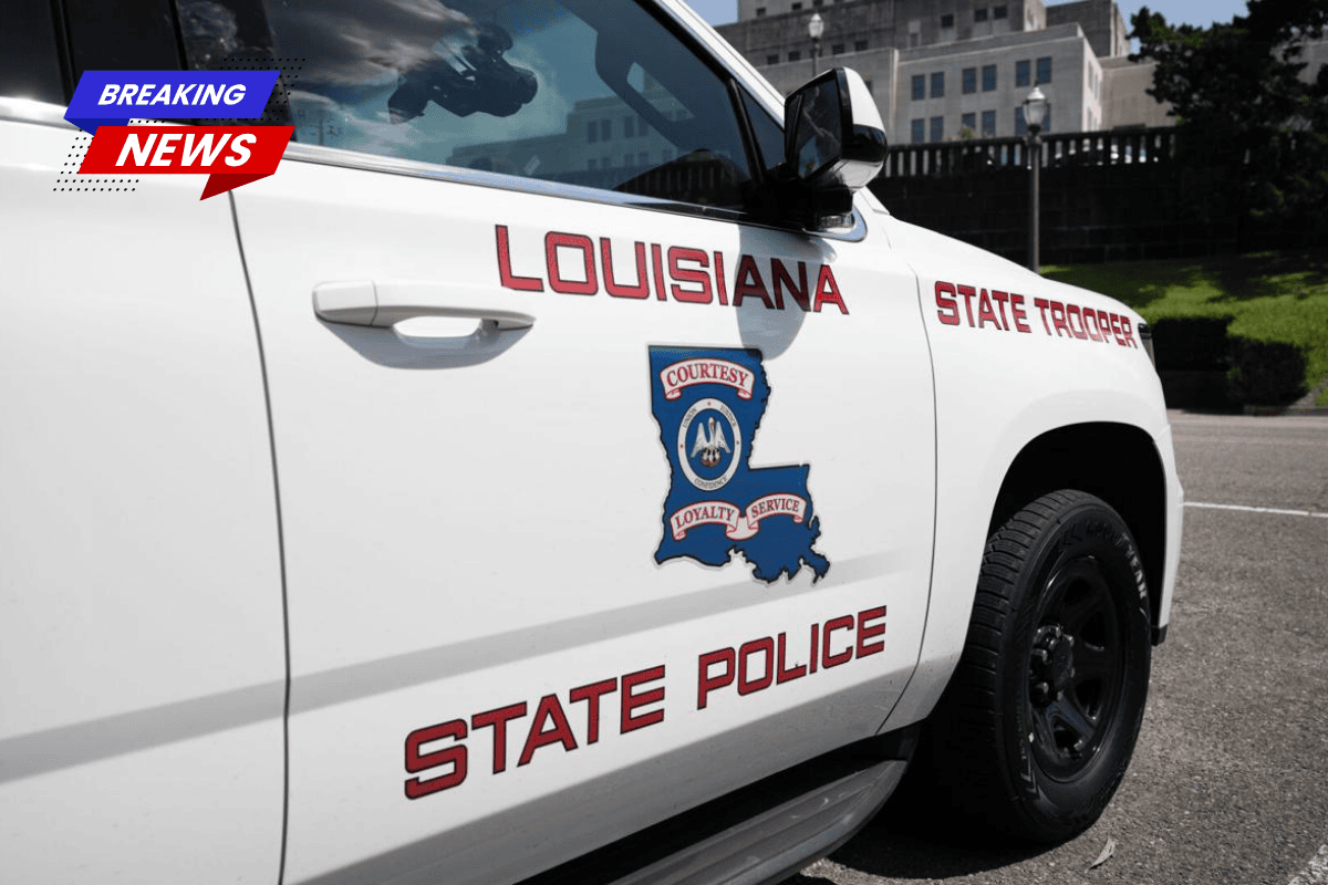 Louisiana State Police officers report a fatal crash in Ascension Parish