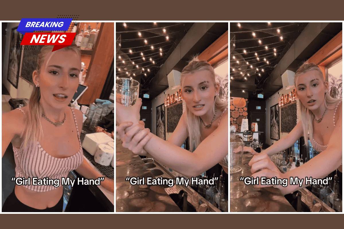 On St Patrick's Day, a Denver barmaid agrees to take a shot with a customer and ends up getting her arm licked out of nowhere 'I blacked out'
