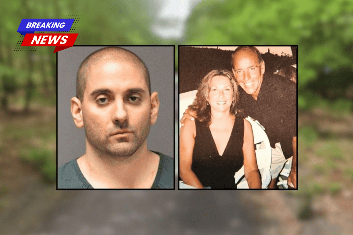 Son stabbed his 'childhood sweethearts' mother and father to death after an argument over household chores, then dragged their bodies around the house