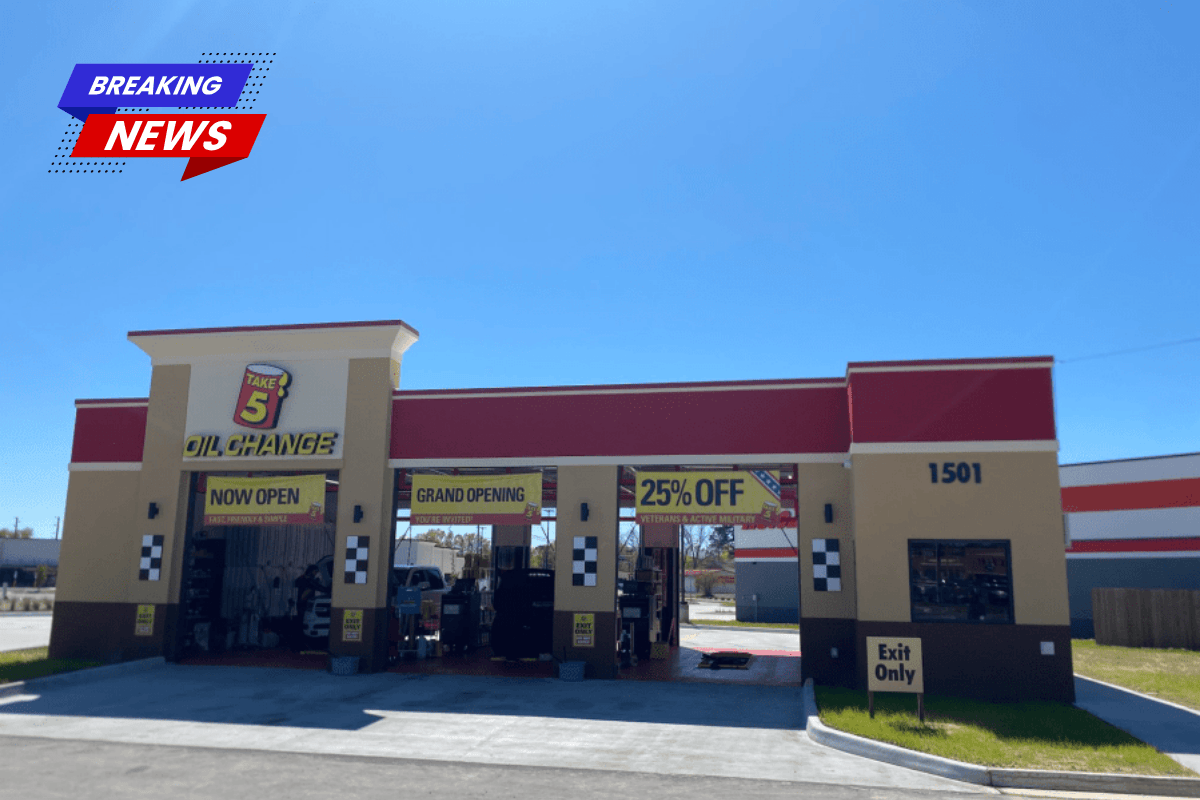Take Five opened in Gonzales with a limited-time $25 off oil change deal
