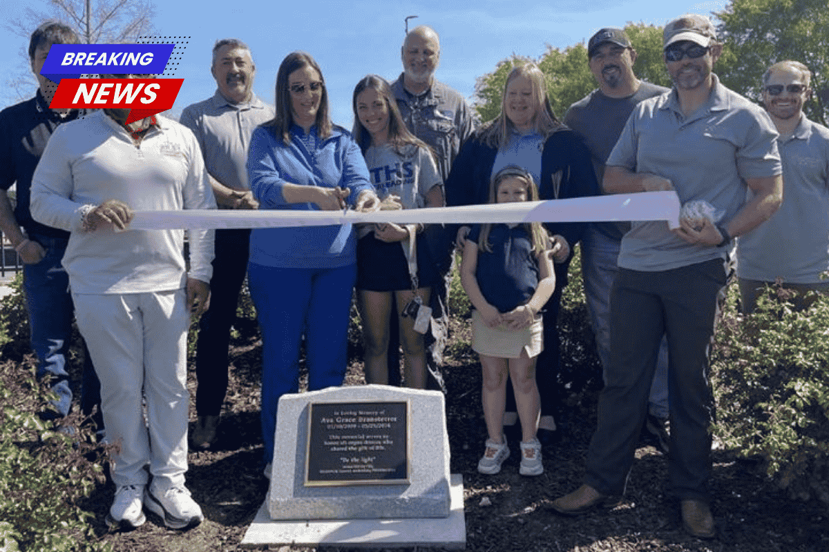 The city of Gonzales celebrates a memorial ceremony for Ava Grace Branstetter