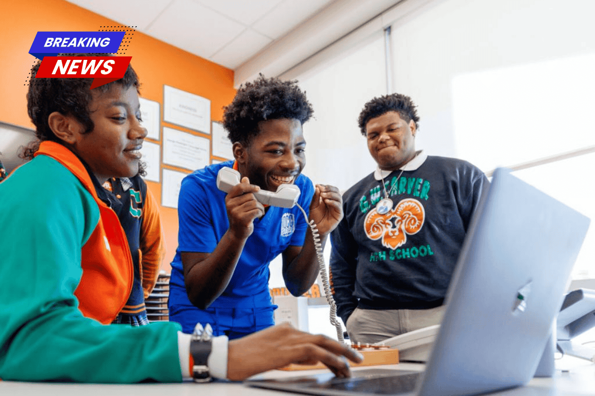 This New Orleans high school sets the standard for student development. This is a typical day