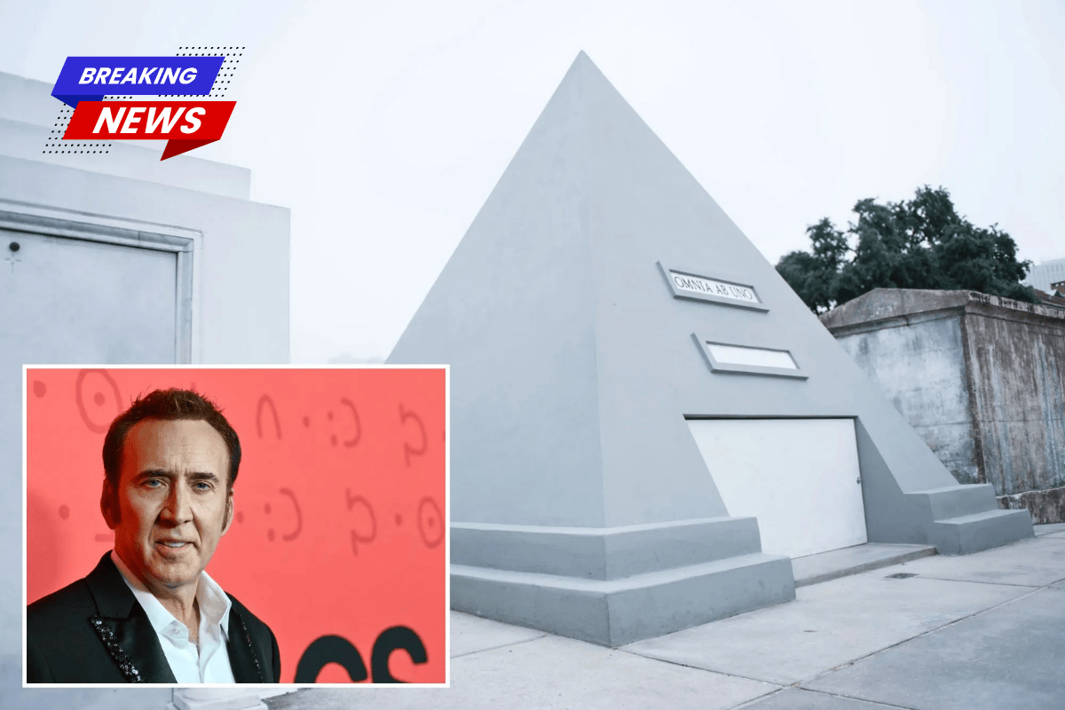 Travellers can visit the strange 'pyramid tomb' owned by Nicolas Cage as a roadside attraction in the most haunted US city