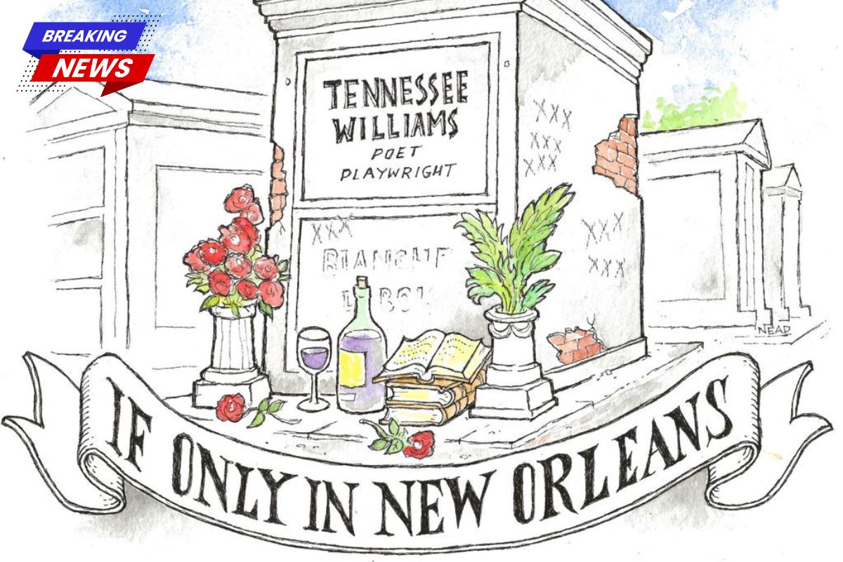 What prevented Tennessee Williams from being buried in New Orleans? Errol Laborde located his grave