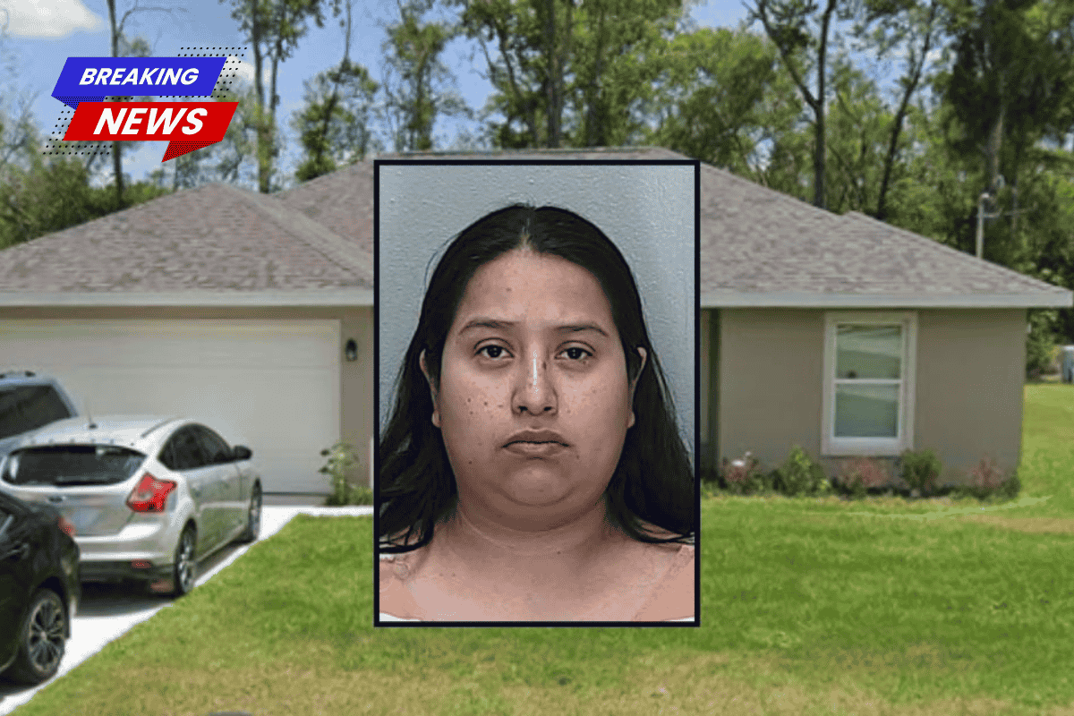 When the mother arrives to pick up the babysitter, she discovers a crying infant with'red lines' the size of an adult hand, according to police