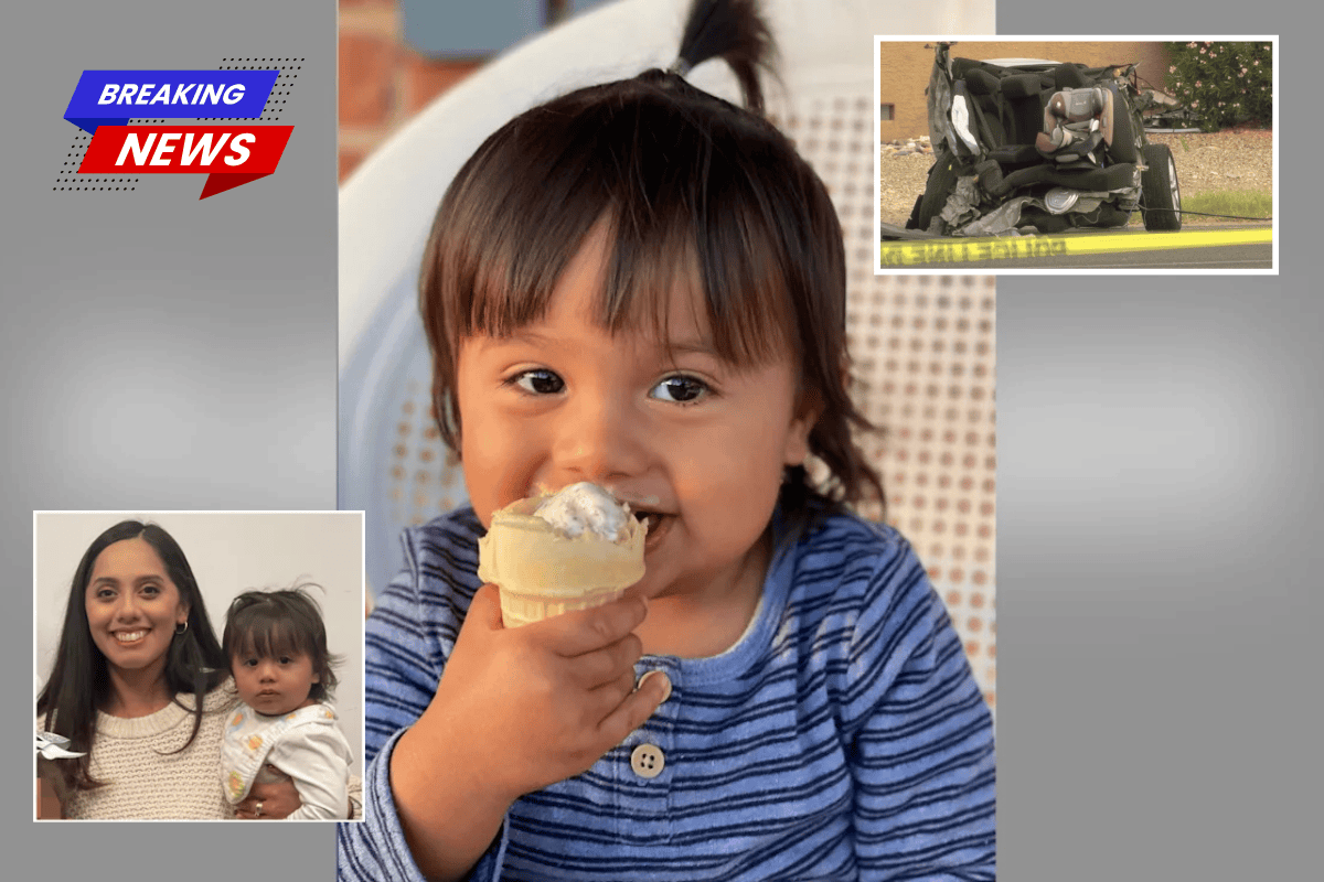 A 22-year-old street racing his Hyundai split their car in half, killing a 3-year-old girl and injuring her pregnant mother, according to police