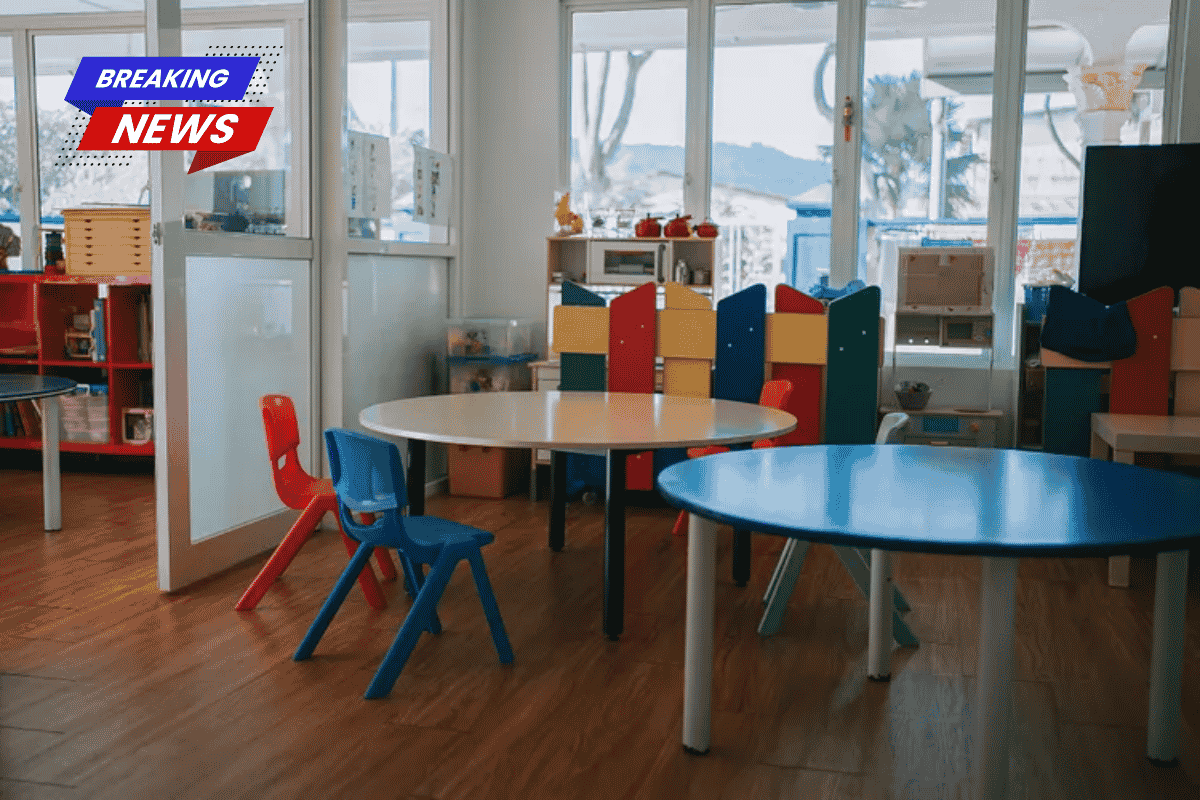 A 24-year-old man has been charged with slapping two young boys as they slept in the childcare center where he worked