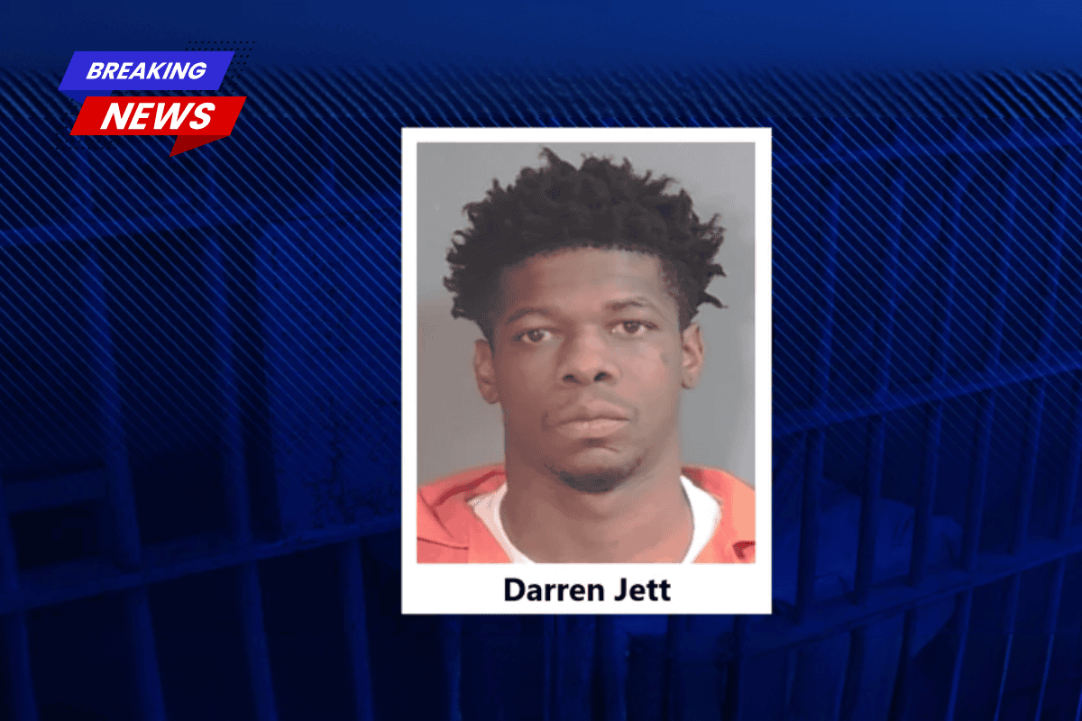 A man was arrested following a domestic incident that involved gunfire and child endangerment