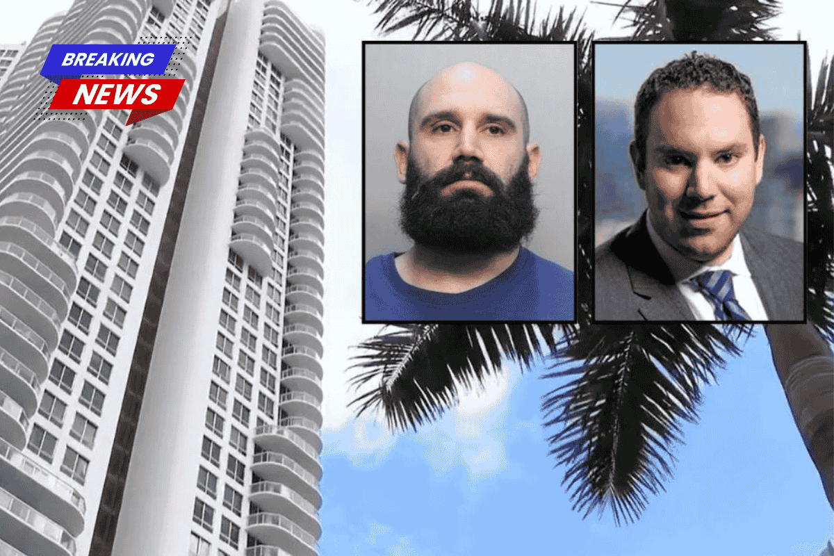 After being seen plunging to his death from a 25th floor balcony, a man told cops that his friend 'went to the lift'