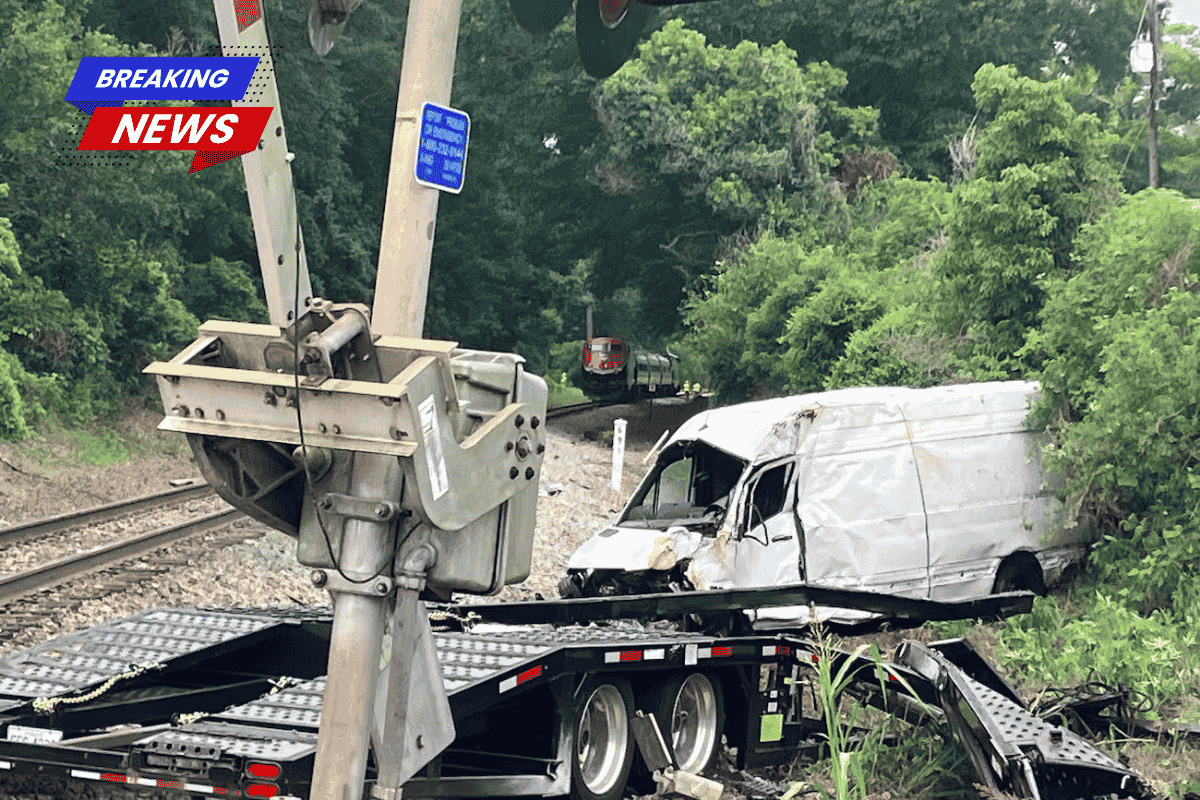 An Amtrak train bound for New Orleans collides with a commercial vehicle