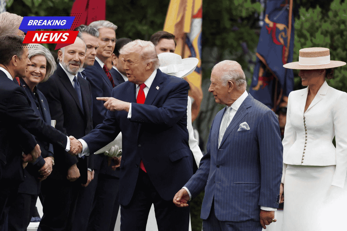 Classless Trump was mocked for his'very rude' interaction with King Charles on the White House lawn