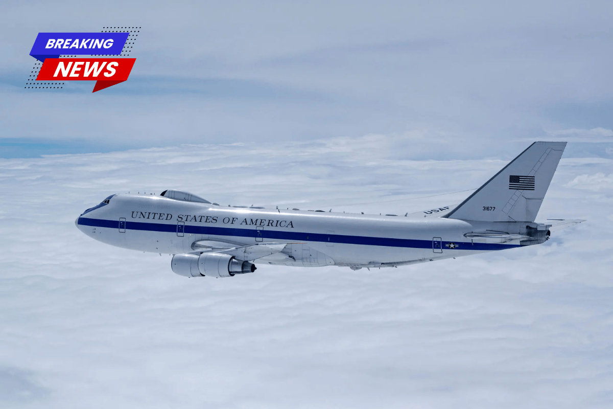 Donald Trump's 'Doomsday Plane' spotted circling the US nuclear war command center as Iran rejects ceasefire