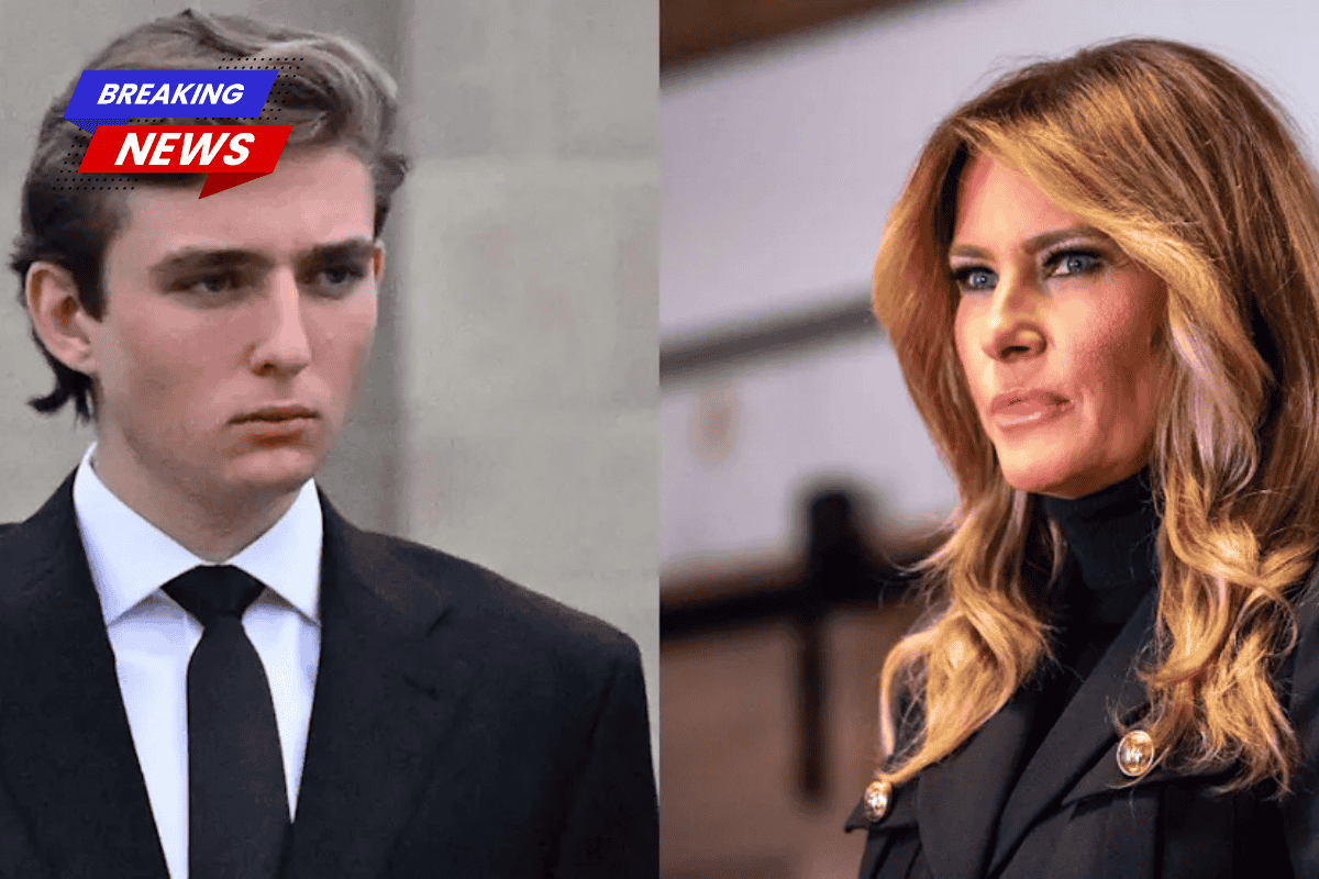 Donald Trump's wife is reportedly upset because her son Barron appears in models' Mar-a-Lago party videos