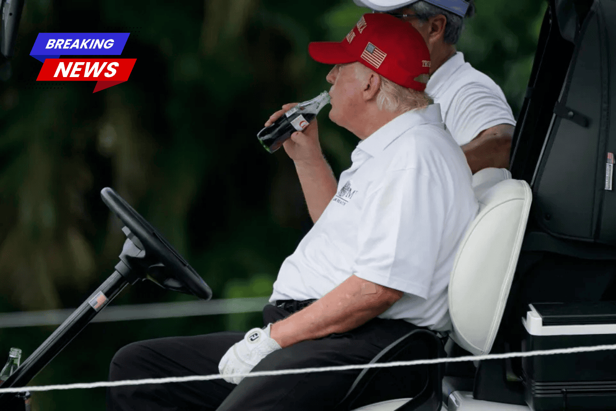 President Trump claims soda is good for him because it kills cancer cells and jokes that Fanta is freshly squeezed, according to Dr Oz