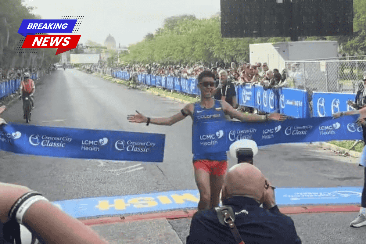 Rolando Ortiz, a McNeese State University graduate, won the forty-eighth running of the Crescent City Classic