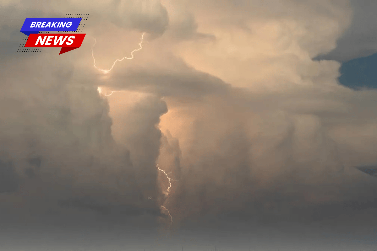 Severe thunderstorm warning issued as 'Very huge Hail,' tornadoes approach