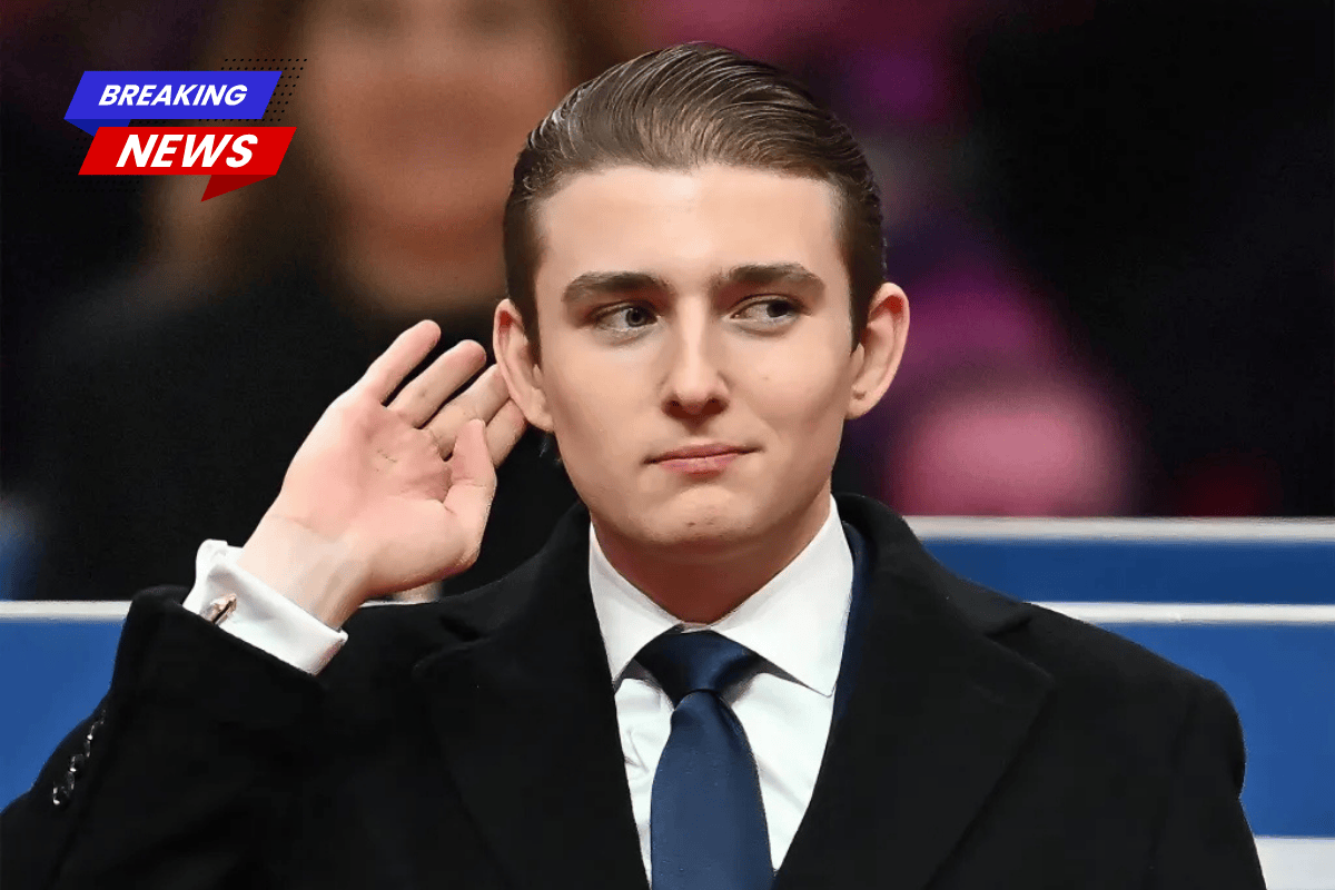 Social media accuses Barron Trump of 'nepotism' after he was named director of a new $1 million beverage company 'Help The Family Grift'