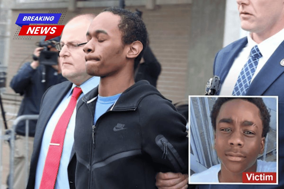 Teen accused of killing fifteen-year-old in a NYC park appears unfazed as cops walk him past the victim's loved ones