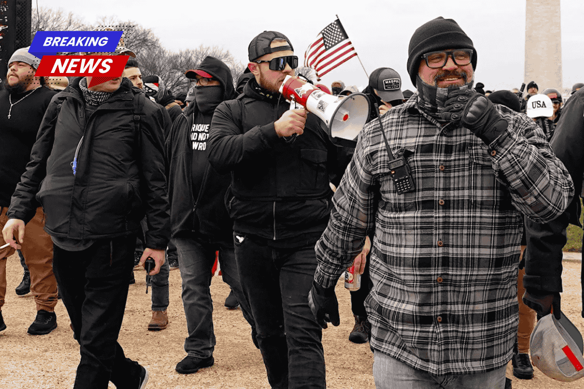 The Department of Justice moves to dismiss January 6 convictions against 12 former Proud Boys and Oath Keepers