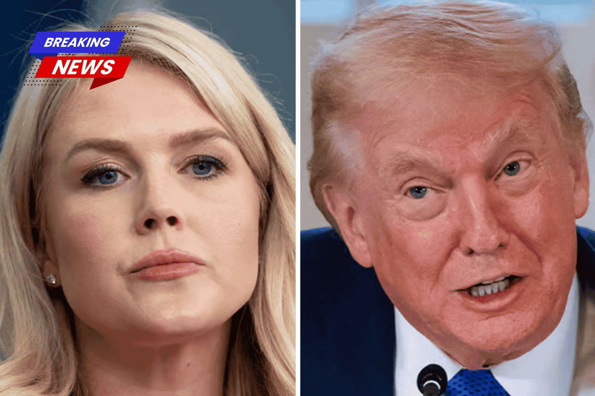 The World Wide Web reacts after President Trump 'turns' on Karoline Leavitt and tells her she is doing 'a terrible job' in a viral clip 'A Narcissist Has No Loyalty'