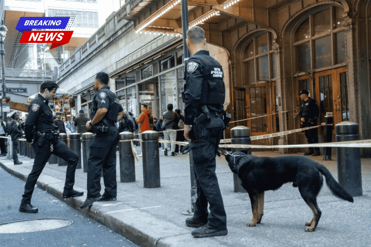 Three people were injured, and a machete-wielding man was shot dead after he attacked in New York City's Grand Central Station
