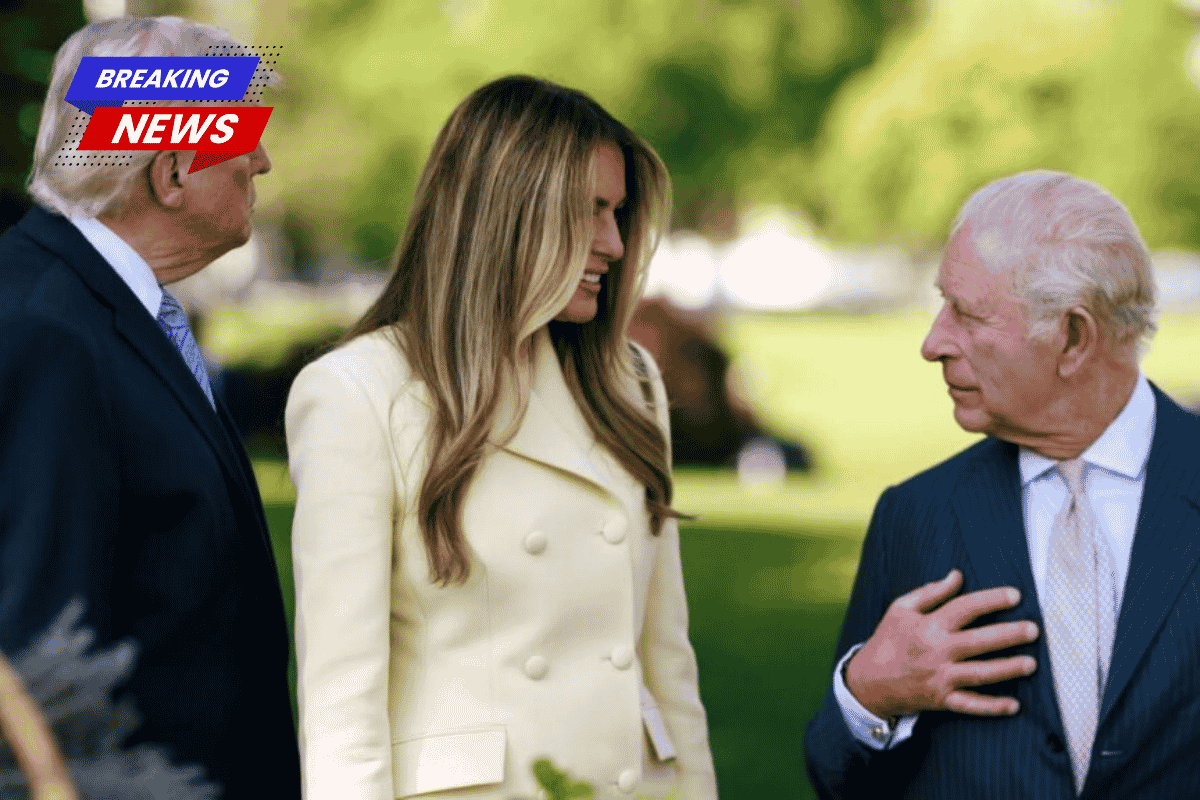 Trump is accused of 'inappropriately' touching Melania's bottom at a public event, and fans rush to his defence