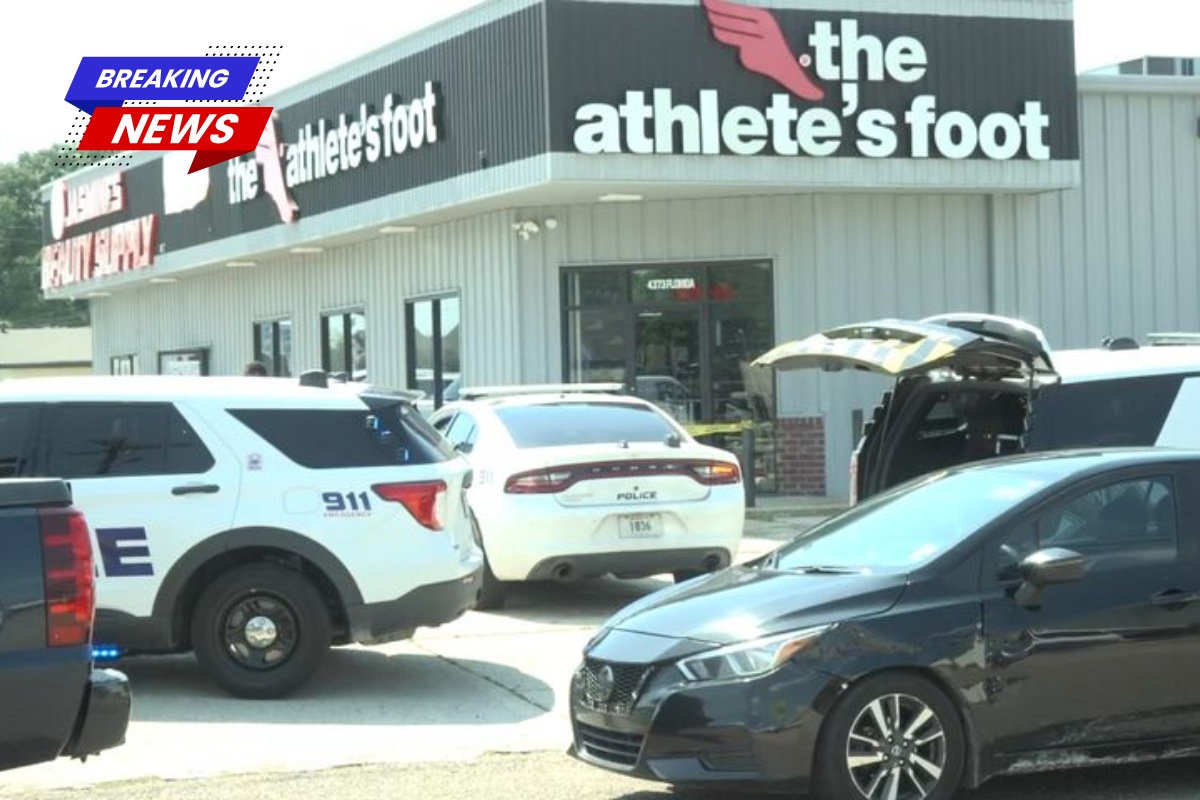 A 28-year-old man was shot and killed at The Athlete's Foot on Florida Boulevard, according to the coroner