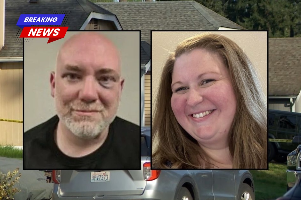 A Washington man was charged with his wife's murder after she was stabbed 48 times, and ring footage gave him away