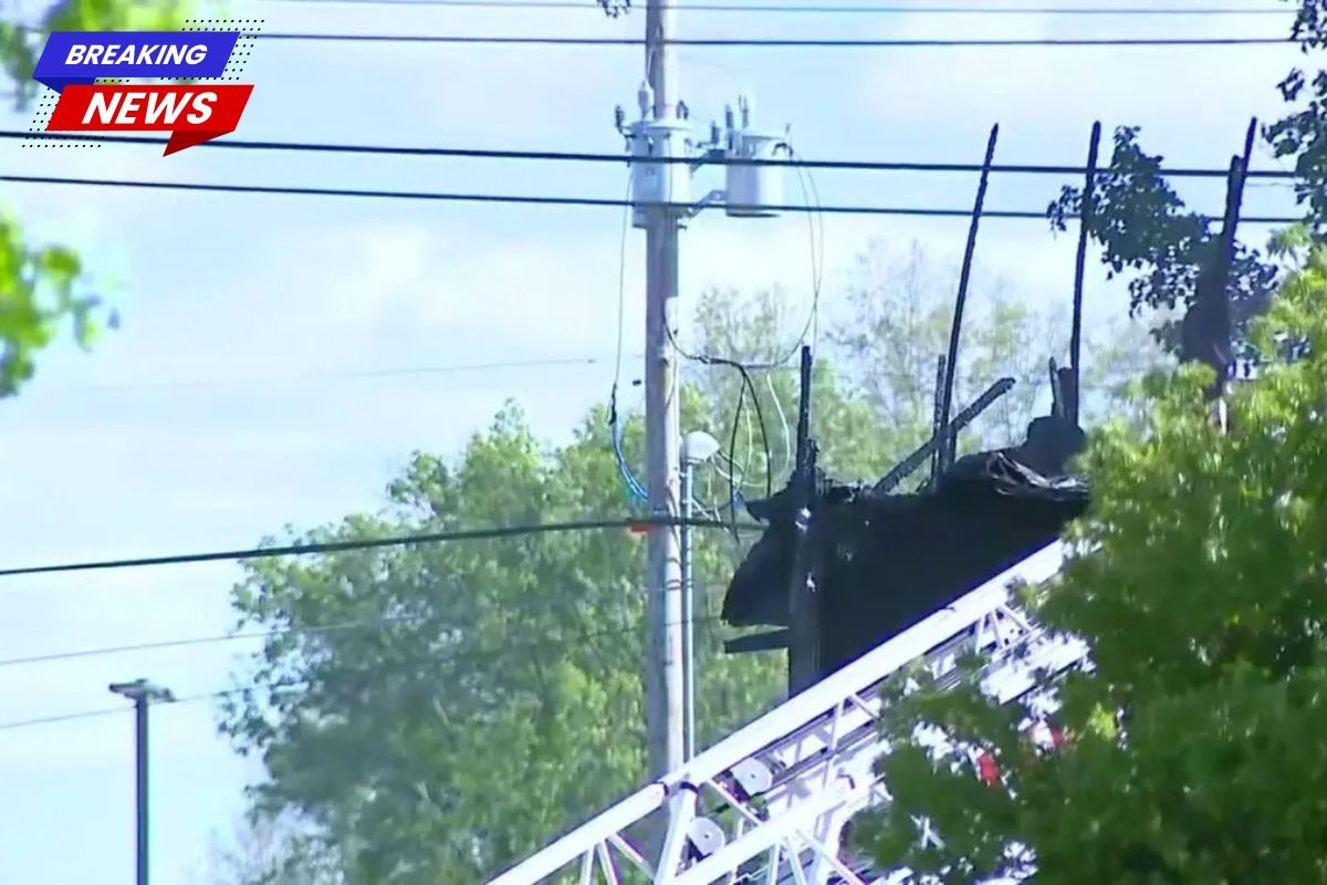 A small plane crashed into an Ohio home, killing two people and igniting a fire in the residential area