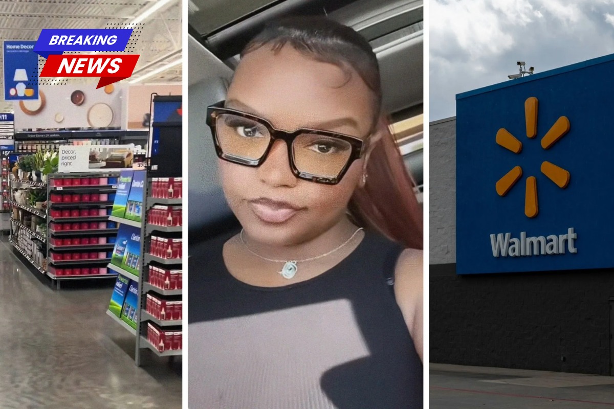 A woman enters into Walmart in Texas and is astonished at the state of the shelves. People now assume the store is a simulation 'It looks so false'