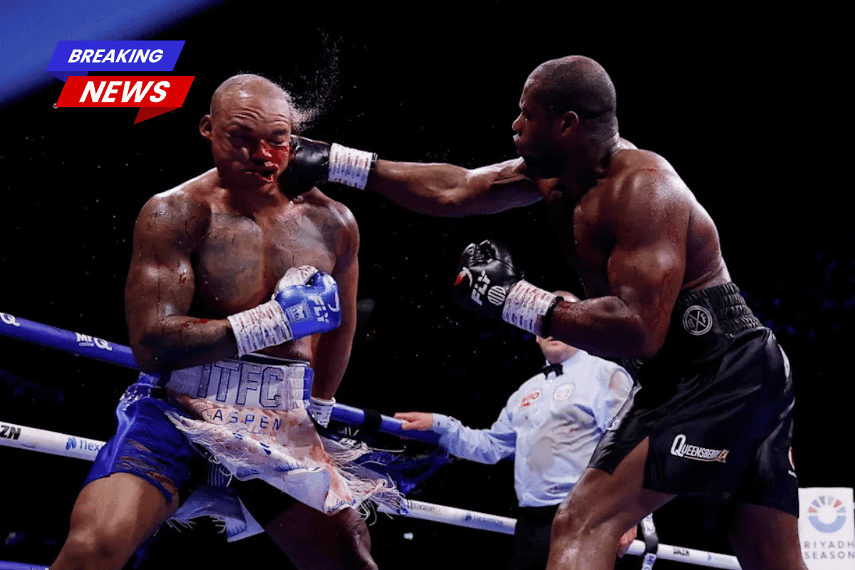 Daniel Dubois wins the WBO heavyweight belt by climbing off the mat twice against Fabio Wardley