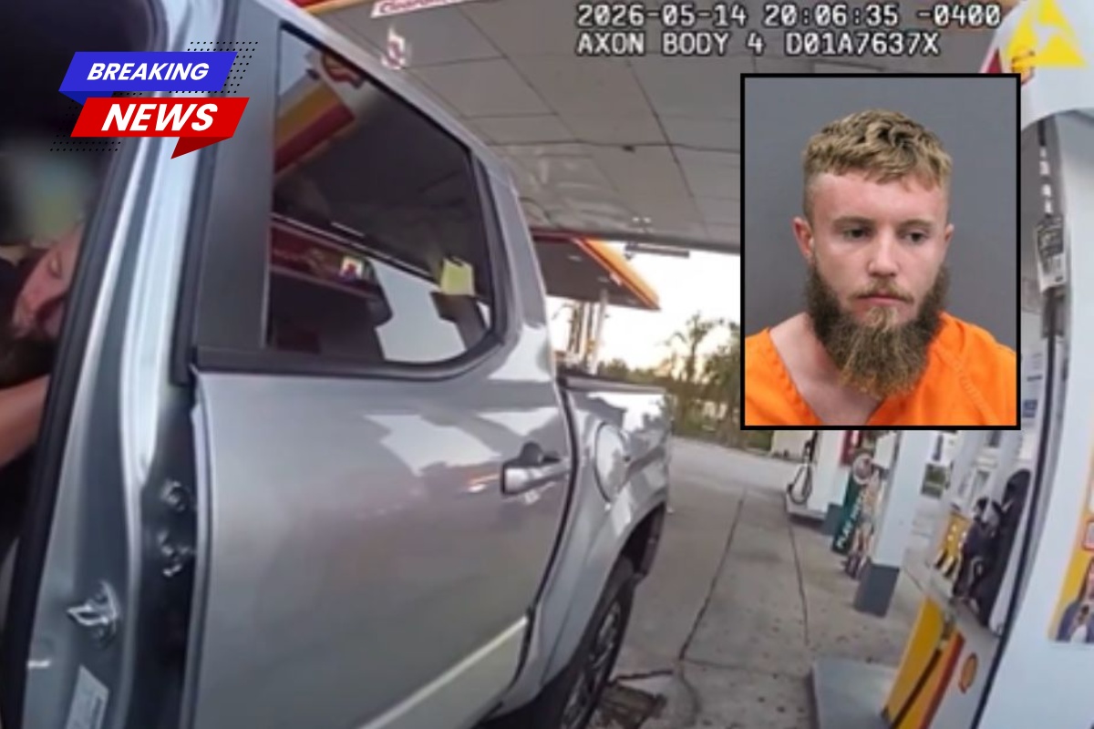 'He's just sleeping' 5-year-old boy sits in back with passed out father in driver's seat and unsecured firearms at gas station, authorities say