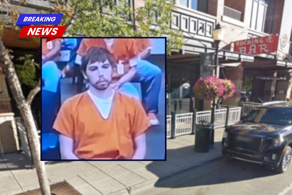 'I shot somebody' Police say a man in 'isosceles shooting stance' blows another man away outside a crowded bar