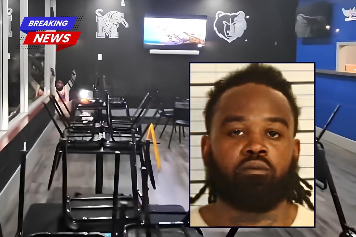 The baby has skin on his lips!' Dad began biting his infant son on the cheek at a chicken wing restaurant and squeezed him until he turned blue as patrons looked on in horror, police say