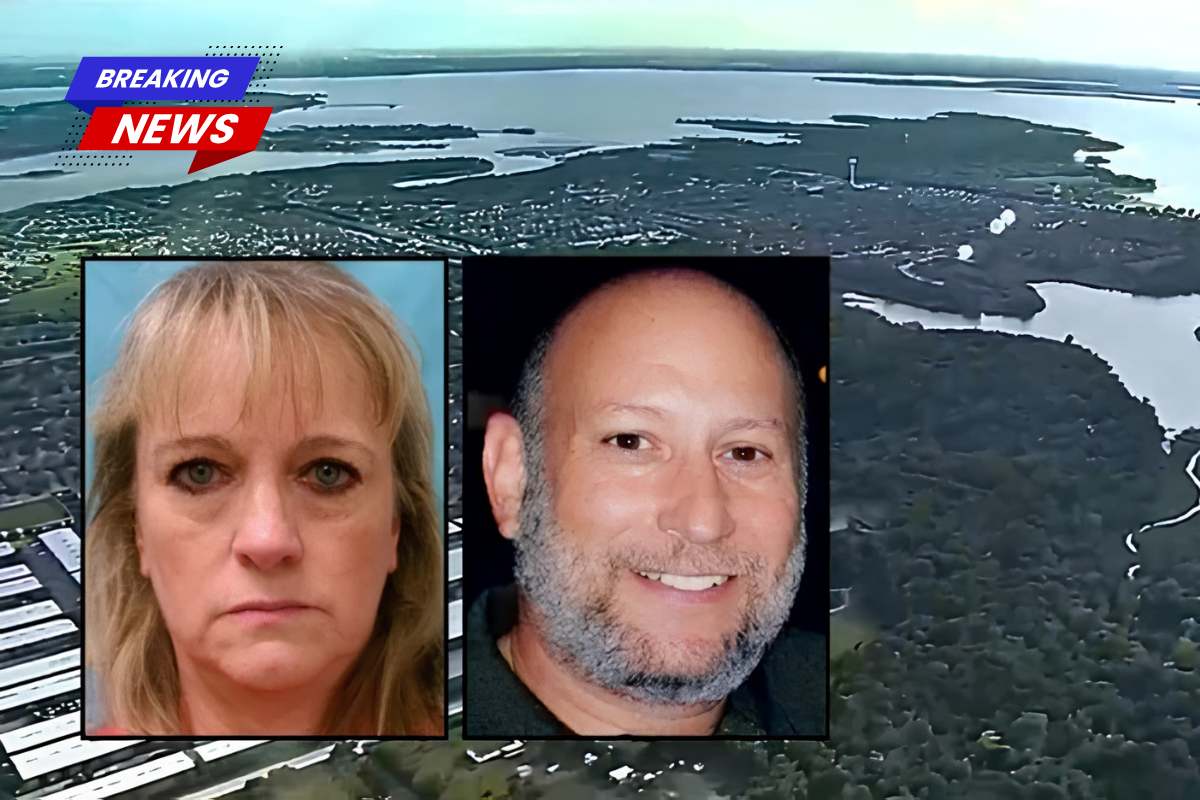 The wife duct-taped sandbags to husband's legs and drowned him in lake after blasting him with.38 revolver following annulment request; claimed he went to Cancun Cops