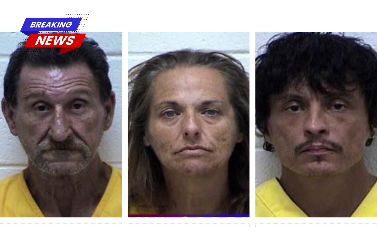 Three were arrested after meth was discovered during a Pearl River County traffic stop